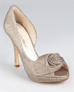 caparros pumps baldwin flower d orsay price $ 85 00 color champagne