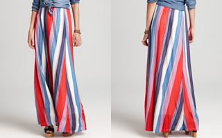 Splendid Skirt   Watercolor Stripe Maxi_2