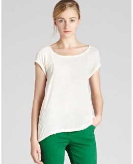 reiss t shirt posy silk front price $ 115 00 color cream size select