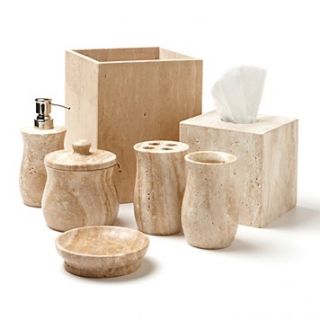 roselli trading travertine bath accessories $ 32 00 $ 119 00 luxurious