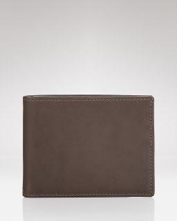single bi fold wallet price $ 98 00 color brown quantity 1 2