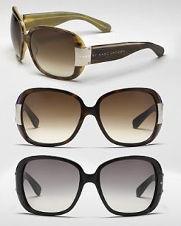 MARC BY MARC JACOBS Oversized Plastic Sunglasses with Marc Logo