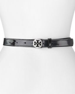 tory burch belt skinny leather logo price $ 165 00 color black size