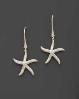 India Hicks Island Life Silver Starfish Earrings