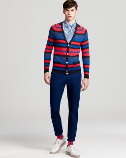 MARC BY MARC JACOBS Stripe Jerry Cashmere Cardigan, Andie Check Short