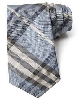 burberry london checked tie price $ 150 00 color mineral blue quantity