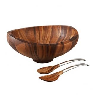 nambe butterfly bowl with servers price $ 185 00 color acacia quantity