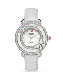 michele cloette butterfly on white alligator strap $ 220 00 it s about