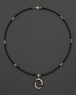Charriol Celtic Noir Cable Mix Diamond Necklace, 18