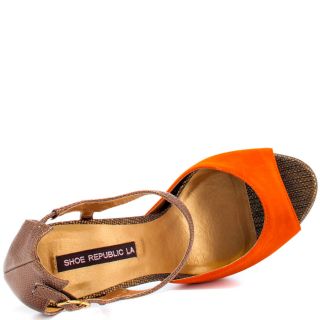 Shoe Republics Multi Color Hastins   Orange for 59.99