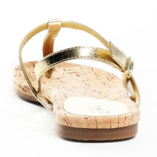 Stop Her Sandal   Gold, Diba, $29.99