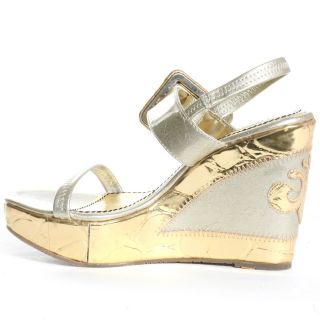 Thea Wedge   Gold, Dereon, $37.50