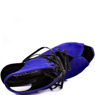 Blue Malka   Blue Suede Leather for 119.99