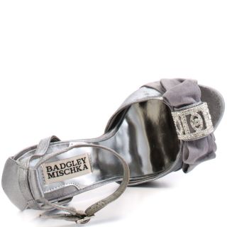 Baby   Silver Satin, Badgley Mischka, $224.99,