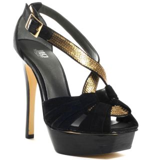 Lo Reva Shoe   Black Sequins