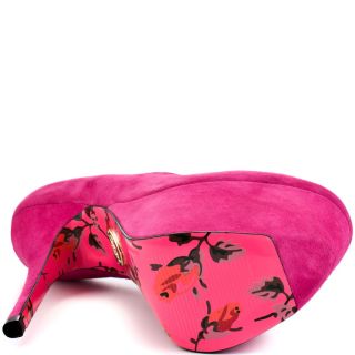 Betsey Johnsons Pink Gemmma   Fuchsia Suede for 129.99