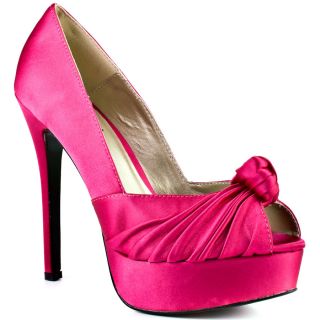 Fuchsia Peep Toe Pumps   Fuchsia Open Toe Pumps