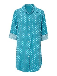 Cyberjammies Exclusive spot nightshirt Aqua   