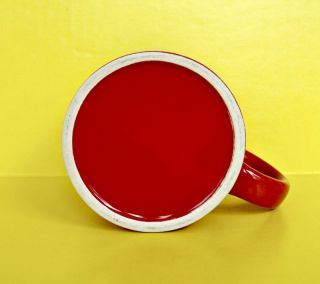 Popradska Kava Coffee Cup Mug Slovak Slovakia Ceramic Red White Hearts