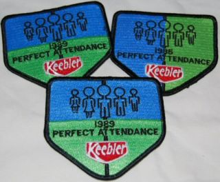 Keebler Vintage Lot of 1980s Keebler Cookies Promo School Patches