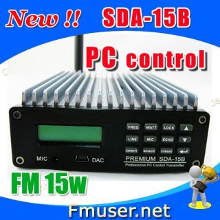 15W FM Radio Transmitter Kit PC Control Temp SWR Protection