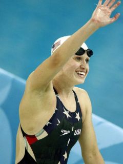 Speedo Katie Hoff USA Olympics 2088 Swim Cap White Limited Edition