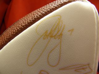 1999 Denver Broncos Team Signed Super Bowl XXXIII Autographed Football