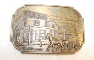 Penny First Store Belt Buckle Kemmerer Wyoming 1902