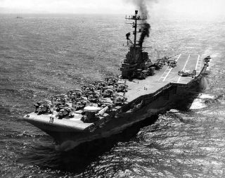 USS Kearsarge CVS 33 Vietnam War Deployment Cruise Book Year Log 1966
