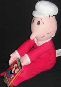 MWT 2004 Kellytoy Plush Sweet Swee Pea Popeye Olive Baby Stuffed Doll