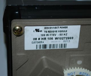 Kenmore Whirlpool Refrigerator Ice Maker Part# W10272869. This came