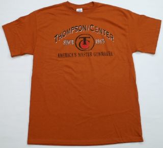 Thompson Center Arms T Shirt Gun Maker Hunting Rifle Rimfire Skull