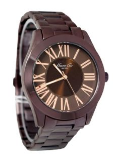 Kenneth Cole New York KC4899 Brown Color Metal Roman Dial Unisex Watch