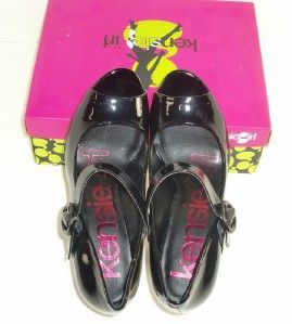 Kensie Girl Achava 8 5 M Mary Janes Pumps Heels Black Womens Shoes