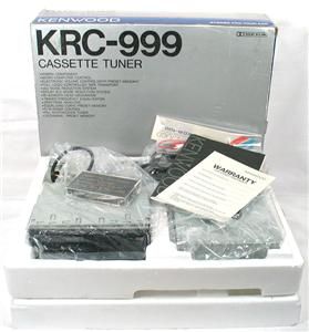 Kenwood KRC 999 Computerized Cassette Tuner Car Stereo
