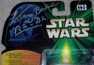Kenny Baker Signed Autograph Star Wars R2 D2 Action Figure with Proof