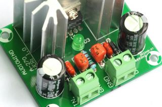 Very Low Noise 40ΜV Adjustable Voltage Regulator Board 3 Amp