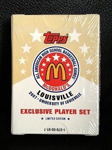 2007 TOPPS MCDONALDS ALL AMERICAN SEALED SET   DERRICK ROSE RC ROOKIE