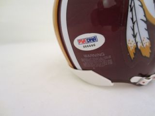 Joe Theismann Signed Mini Helmet Washington Redskins PSA DNA