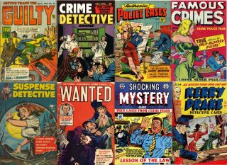 GOLDEN AGE DVD CRIME DETECTIVE COMICS #2 Authentic Police Cases Murder