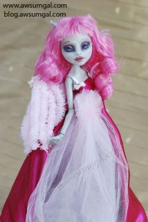 Kennedy OOAK Custom Monster High Rochelle Goyle Repaint Redress Doll