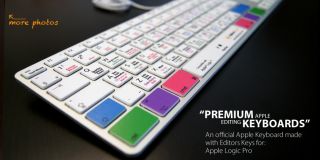 Logic Pro Apple Keyboard   Dedicated Shortcut Keyboard by Editors Keys