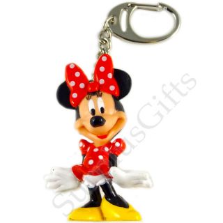 Disney Minnie Mouse Full Figure PVC Keyring Keychain