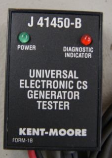 Kent Moore J 41450 B Universal GM CS Electronic Generator Tester