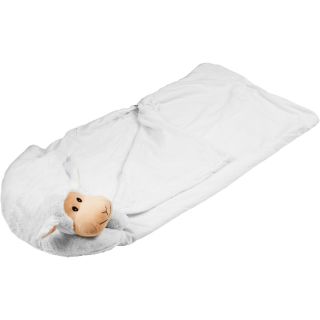 Happy camper Kids Lamb Pet Pillow Sleeping Bag Combo Plush Stuffed