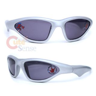 Marvel Spiderman Kids Sunglasses Silver Sports