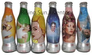 Coca Cola Coke Light Argentina Andy Cherniavsky Bottles RARE