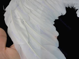 Kids Girls White Feather Fairy Angel Wings Christmas Halloween Party