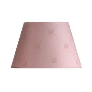 NEW 7.5 in. Wide Barrel Clip on Chandelier Lamp Shade, Chalk Pink Silk