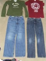 Boys Abercrombie Lot Size Medium 8 Items Jeans Shirts Hoodie